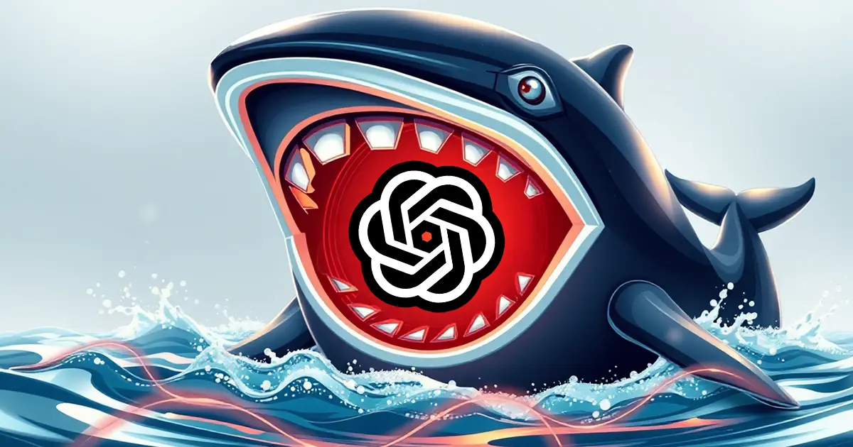 Wall frisst ChatGPT-Logo